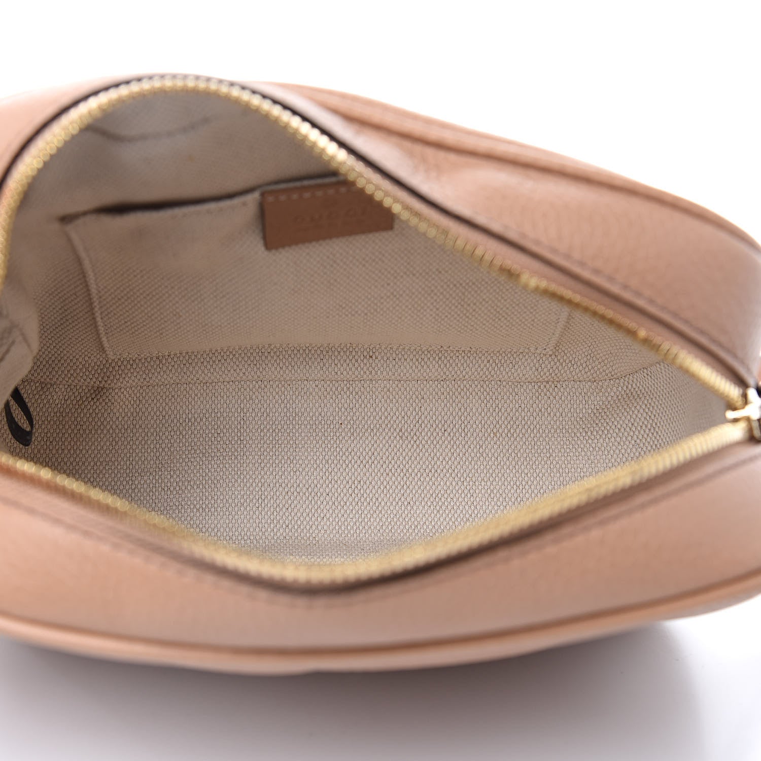 Gucci Pebbled Calfskin Small Soho Disco Bag Rose Beige 5 of 9