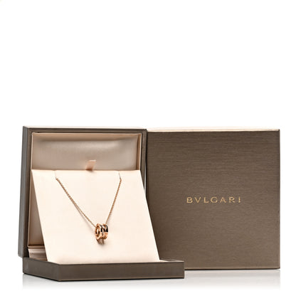 Bulgari 18K Rose Gold B.Zero1 Open Legends Pendant Necklace 5 of 5