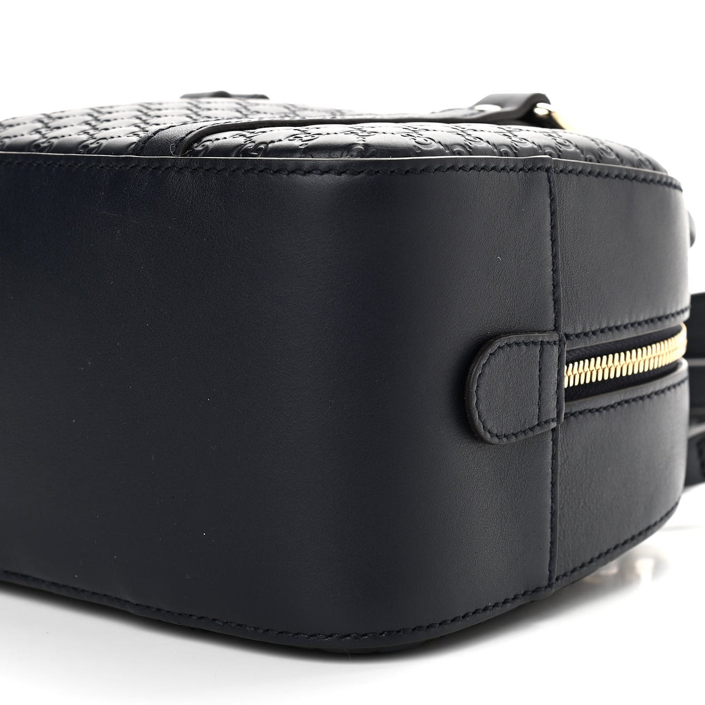 Soft Microguccissima Small Crossbody Bag Blue