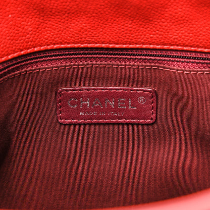 Chanel Caviar Quilted French Riviera Hobo Rouge 6 of 10