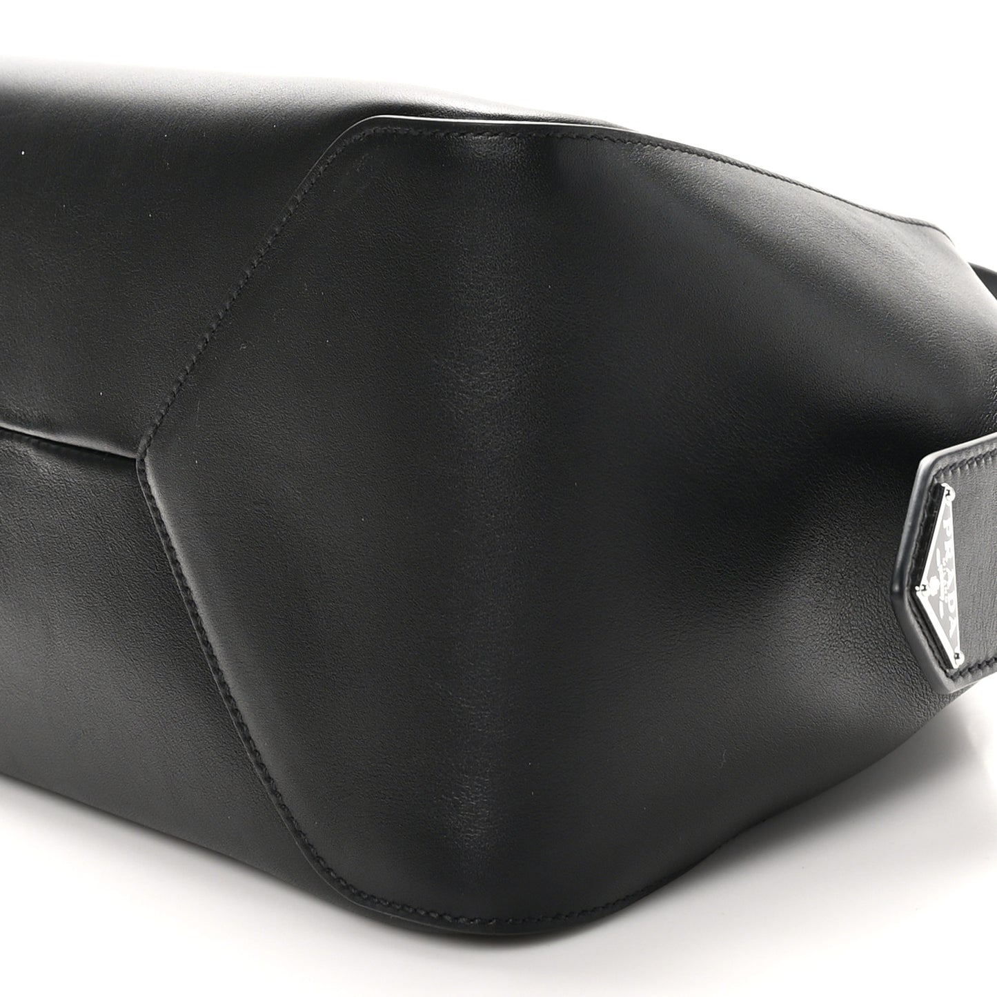 Softy Calfskin Small Supernova Handbag Black