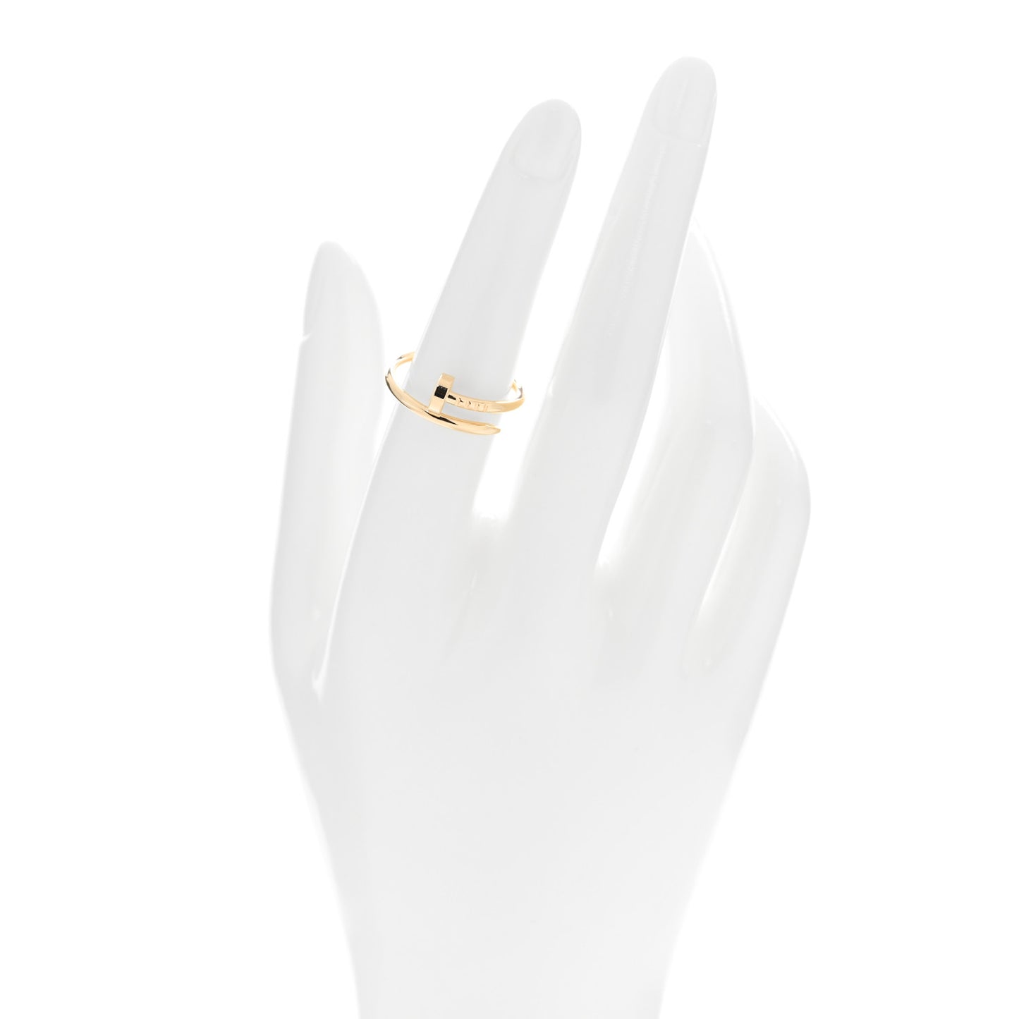 18K Yellow Gold Small Juste Un Clou Ring 54 6.75