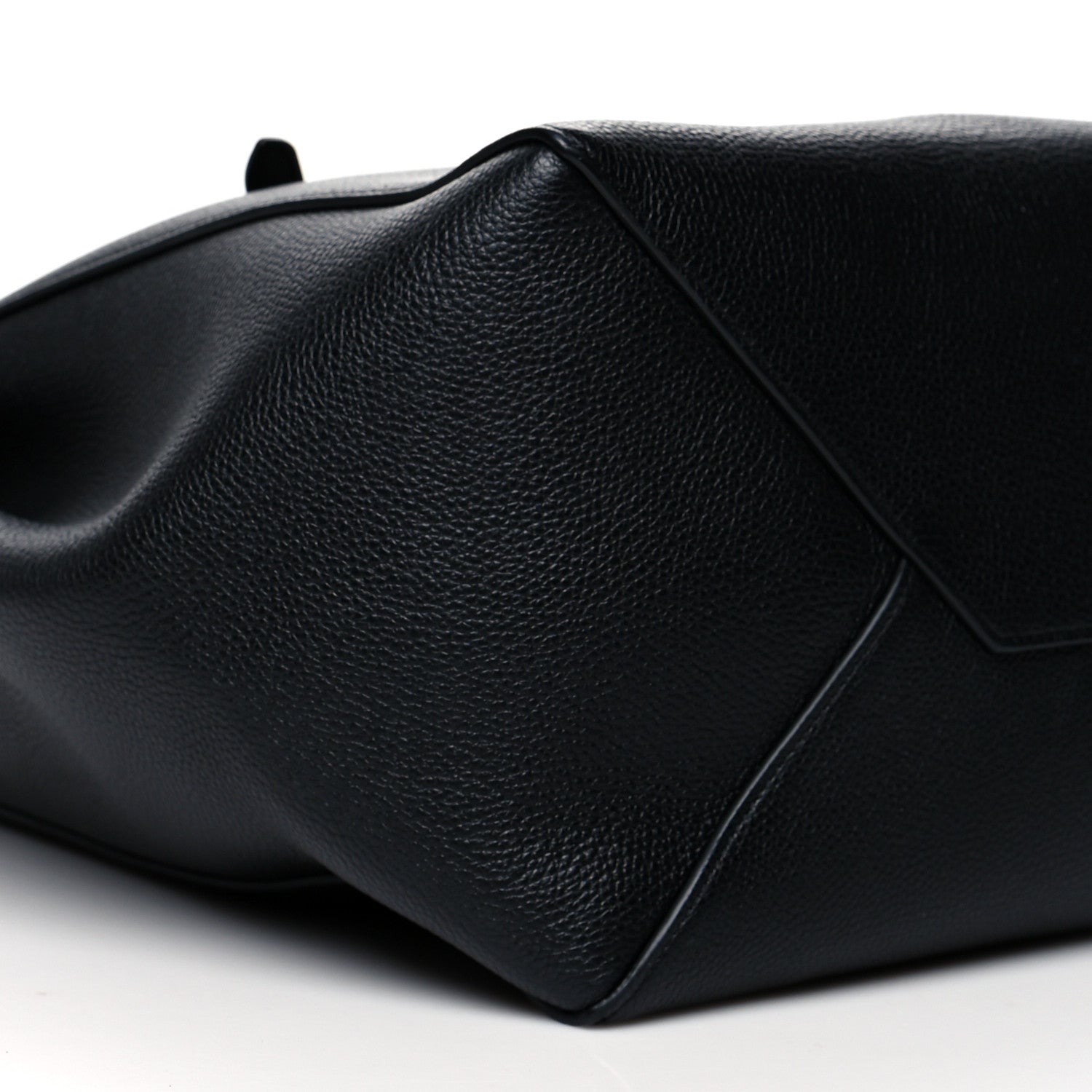 Celine Soft Grained Calfskin Small Belt Cabas Phantom Black 7 of 11