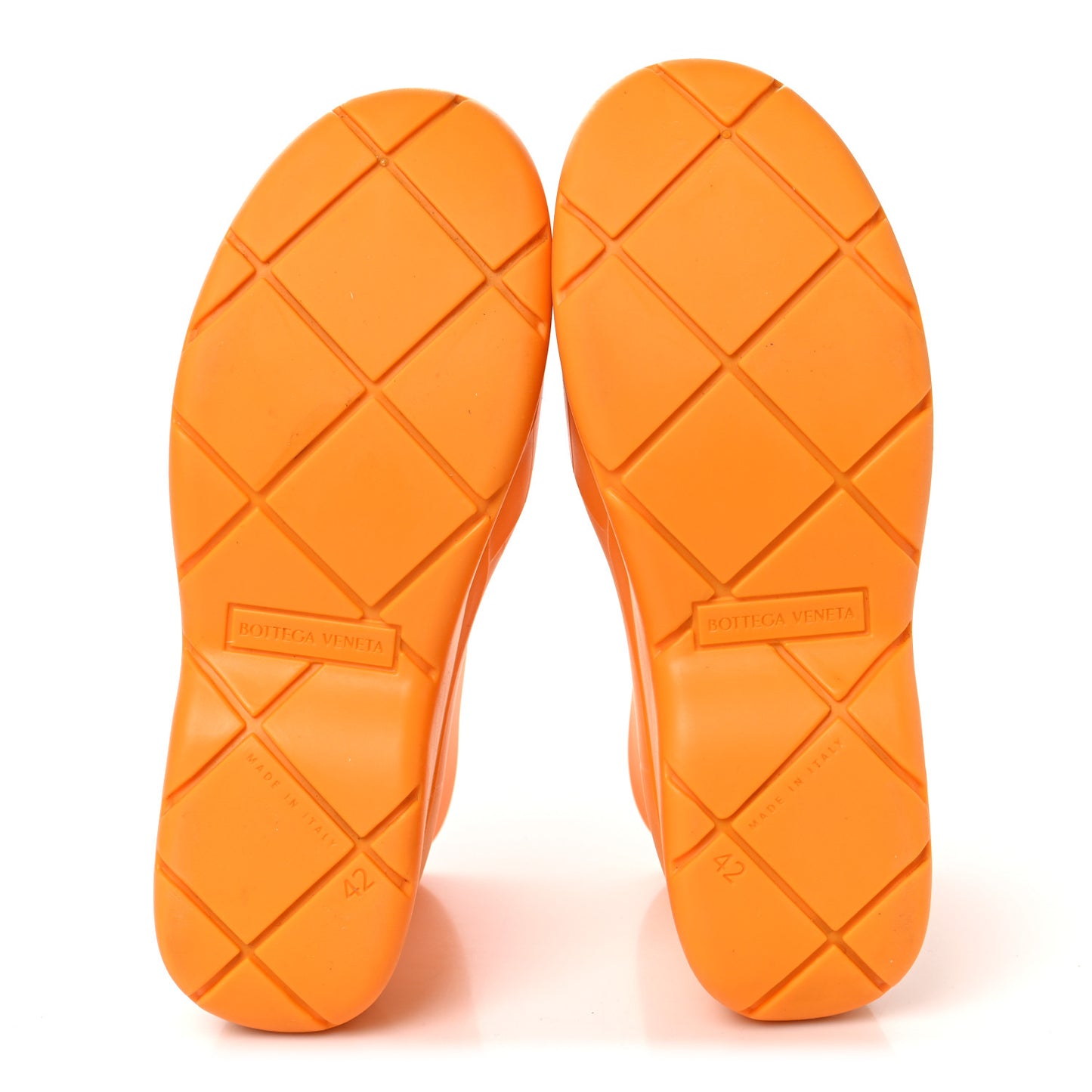 Rubber Mens Puddle Ankle Boots 42 Tangerine