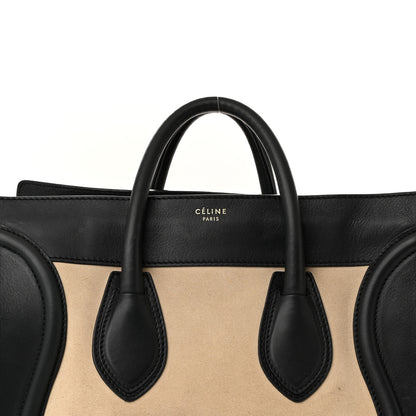 Celine Smooth Calfskin Suede Mini Tri-Color Luggage Light Beige 8 of 11