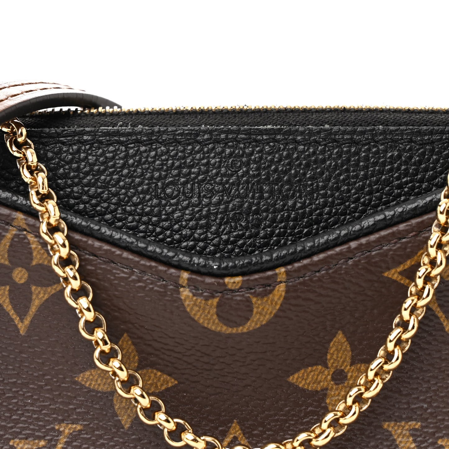 Monogram Pallas Clutch Black