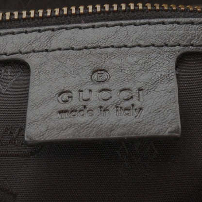 Gucci Leather Large Babouska Tote Black 5 of 7