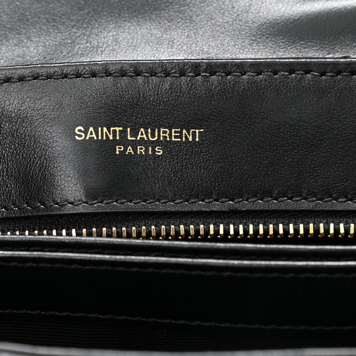 Calfskin Y Quilted Monogram Toy Loulou Crossbody Bag Black