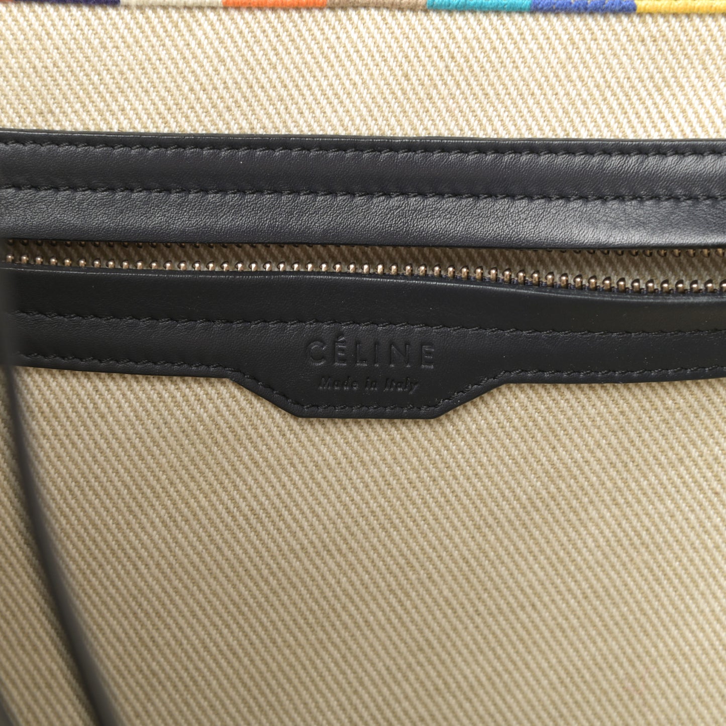 Cotton Canvas Medium Phantom Luggage Multicolor