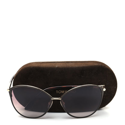 Tom Ford Penelope Vintage Round Sunglasses TF320 Brown 8 of 8