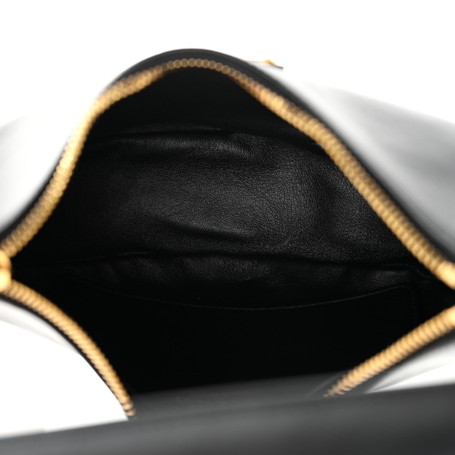 Prada Soft Calfskin Arque Shoulder Bag Black 5 of 10