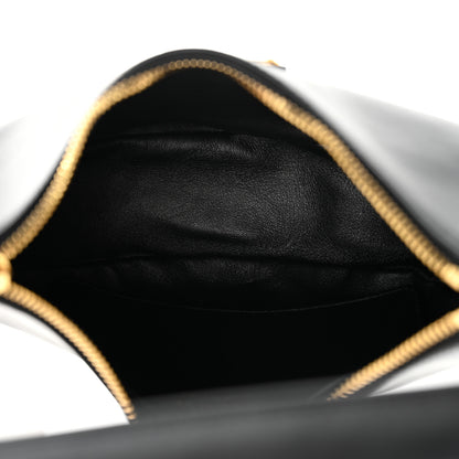 Prada Soft Calfskin Arque Shoulder Bag Black 5 of 10