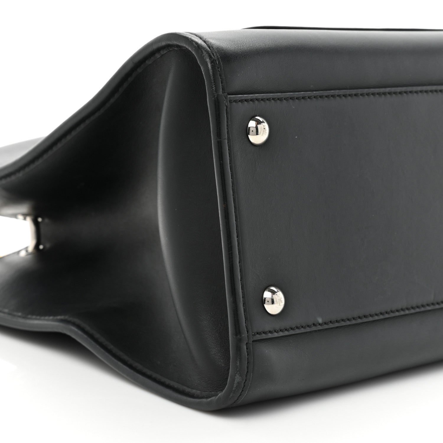 Fendi Vitello Century Opaco F is Fendi Regular Runaway Satchel Black 9 of 22