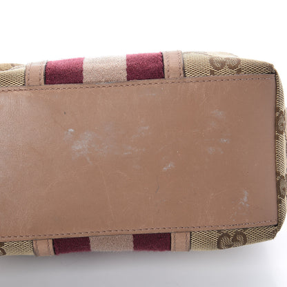 Gucci Monogram Web Small Cosmetic Case Bordeaux 10 of 10
