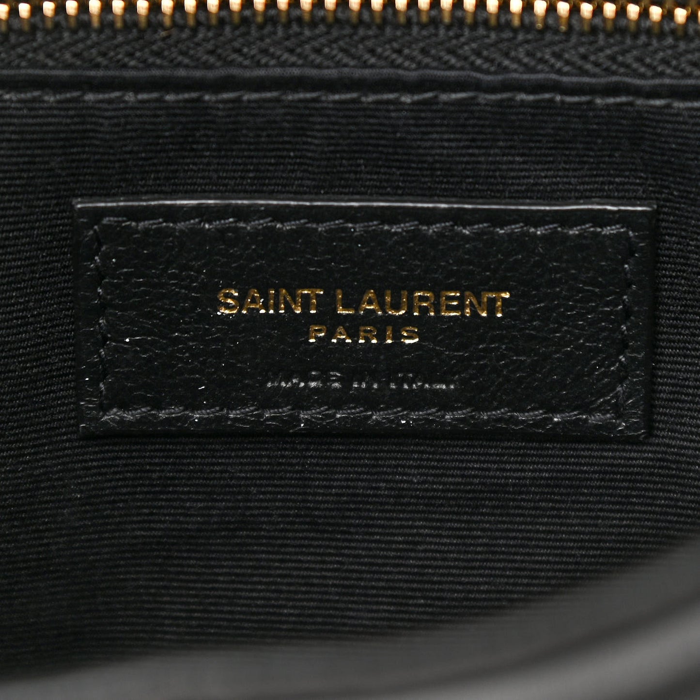 Lambskin Quilted Toy Loulou Puffer Monogram Chain Satchel Black