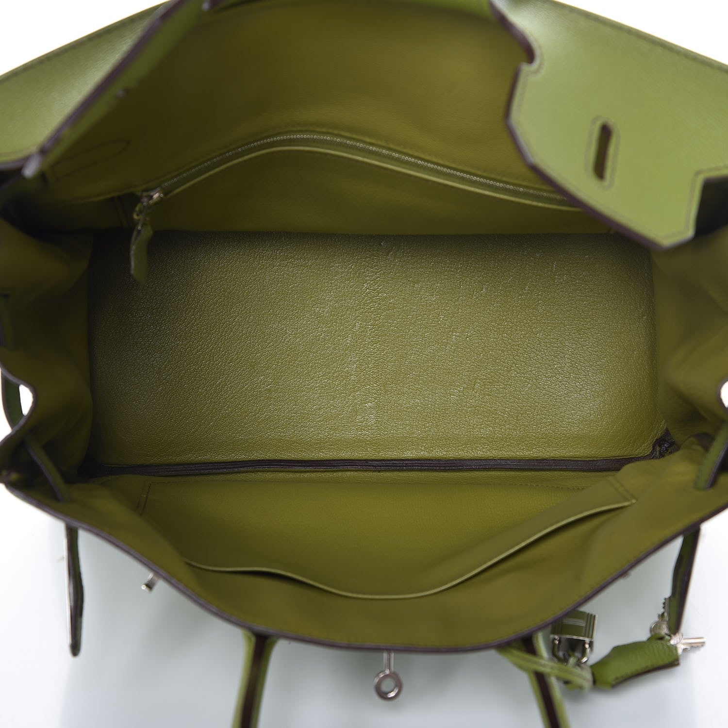 Hermes Togo Birkin 35 Vert Anis 5 of 12