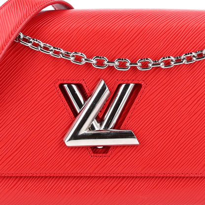 Louis Vuitton Epi Twist Shoulder Bag MM Coquelicot 10 of 11