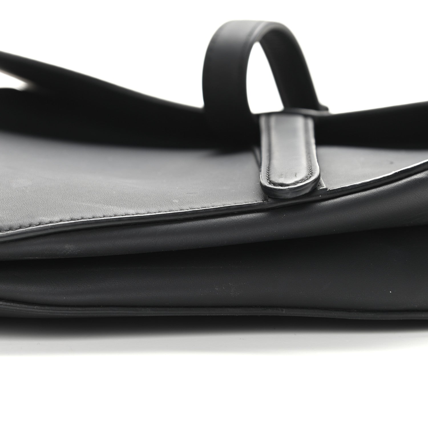 Christian Dior Ultra Matte Calfskin Saddle Bag Black 10 of 12