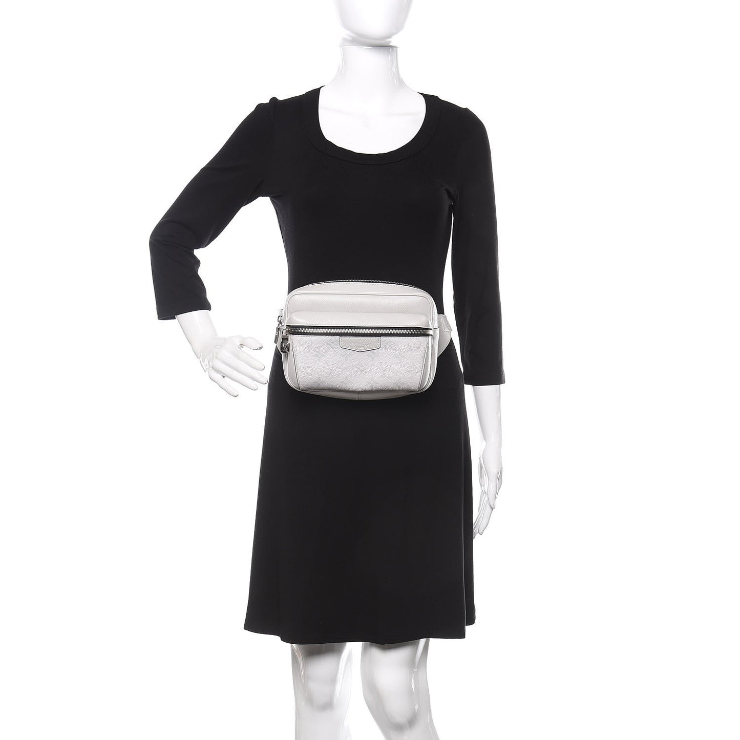 Taiga Monogram Outdoor Bumbag White