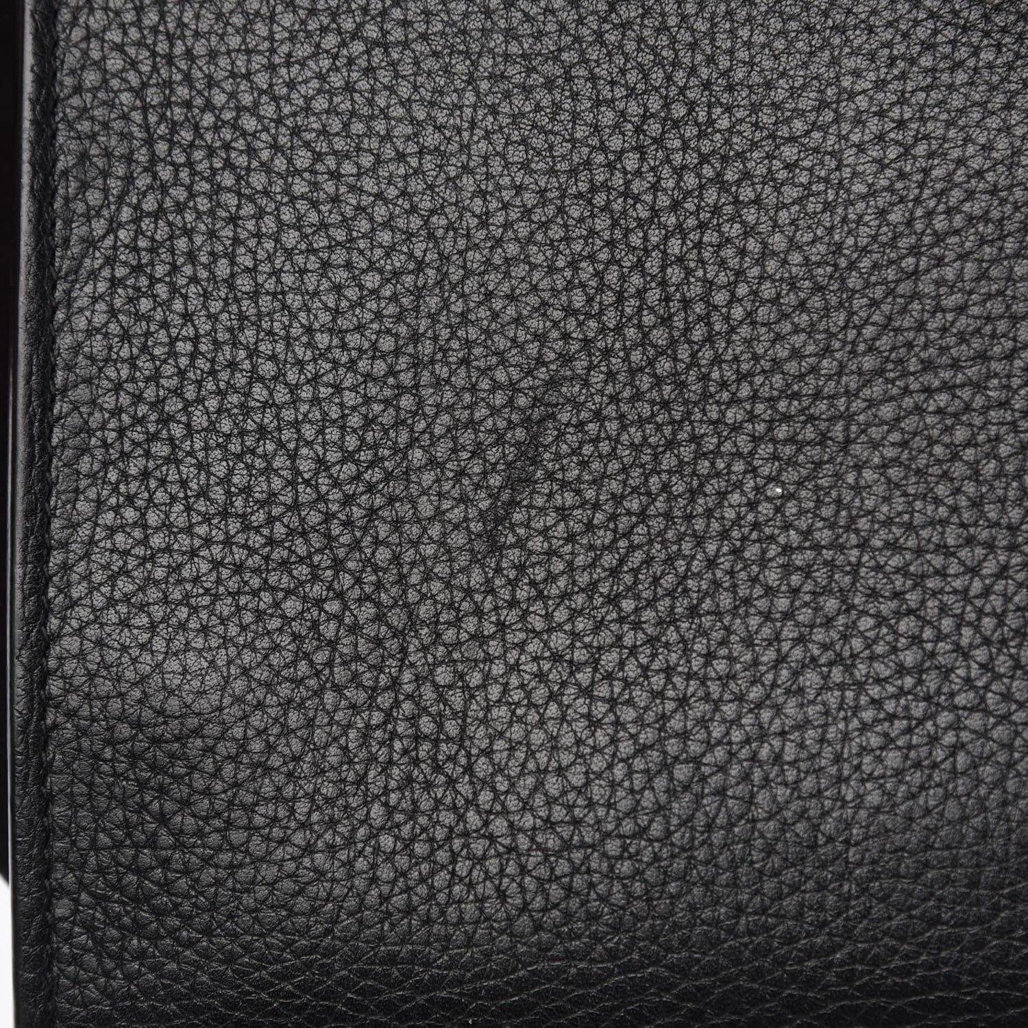Celine Drummed Calfskin Suede Small Trapeze Black 16 of 31