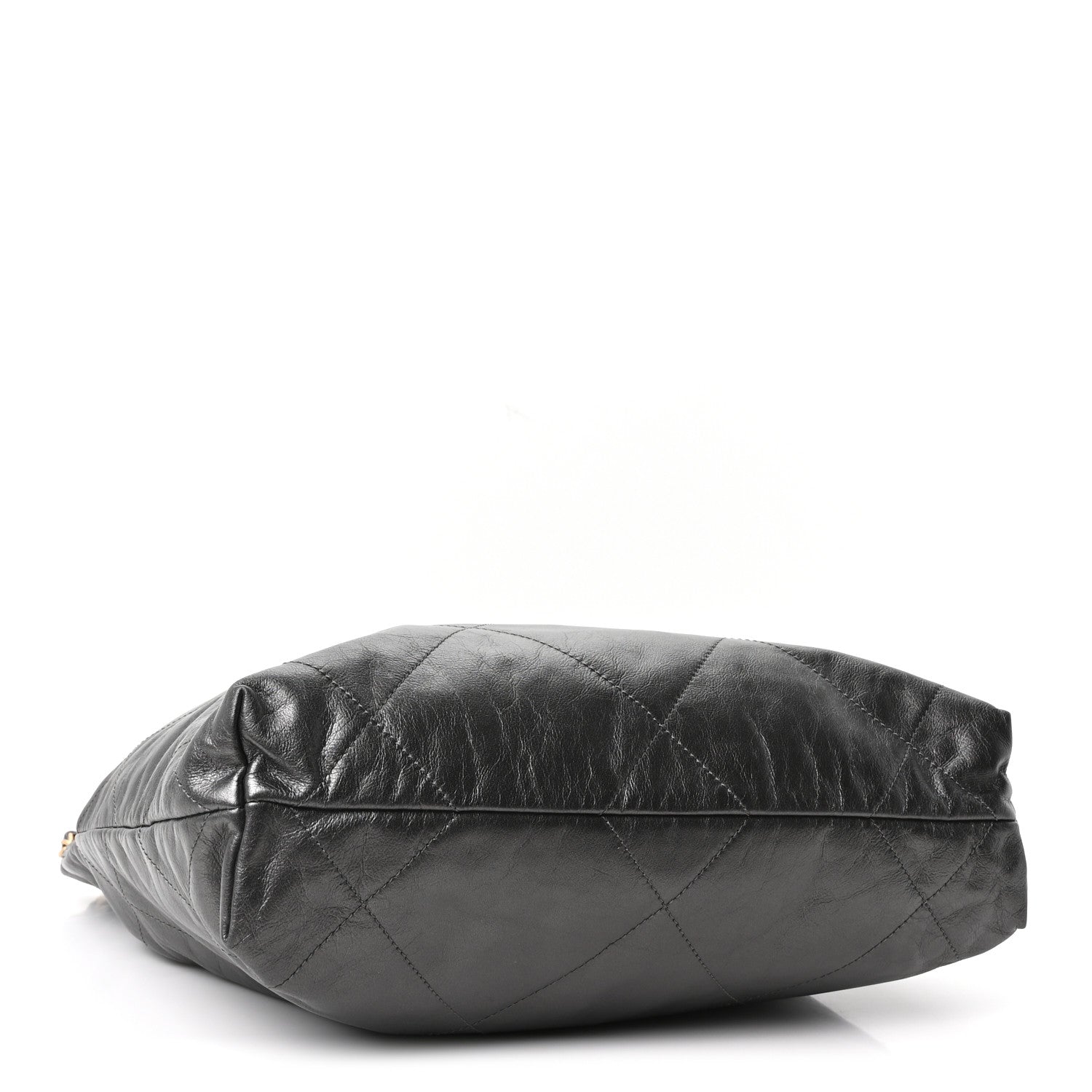 Chanel Metallic Calfskin Quilted Small Chanel 22 Ruthenium 5 of 11