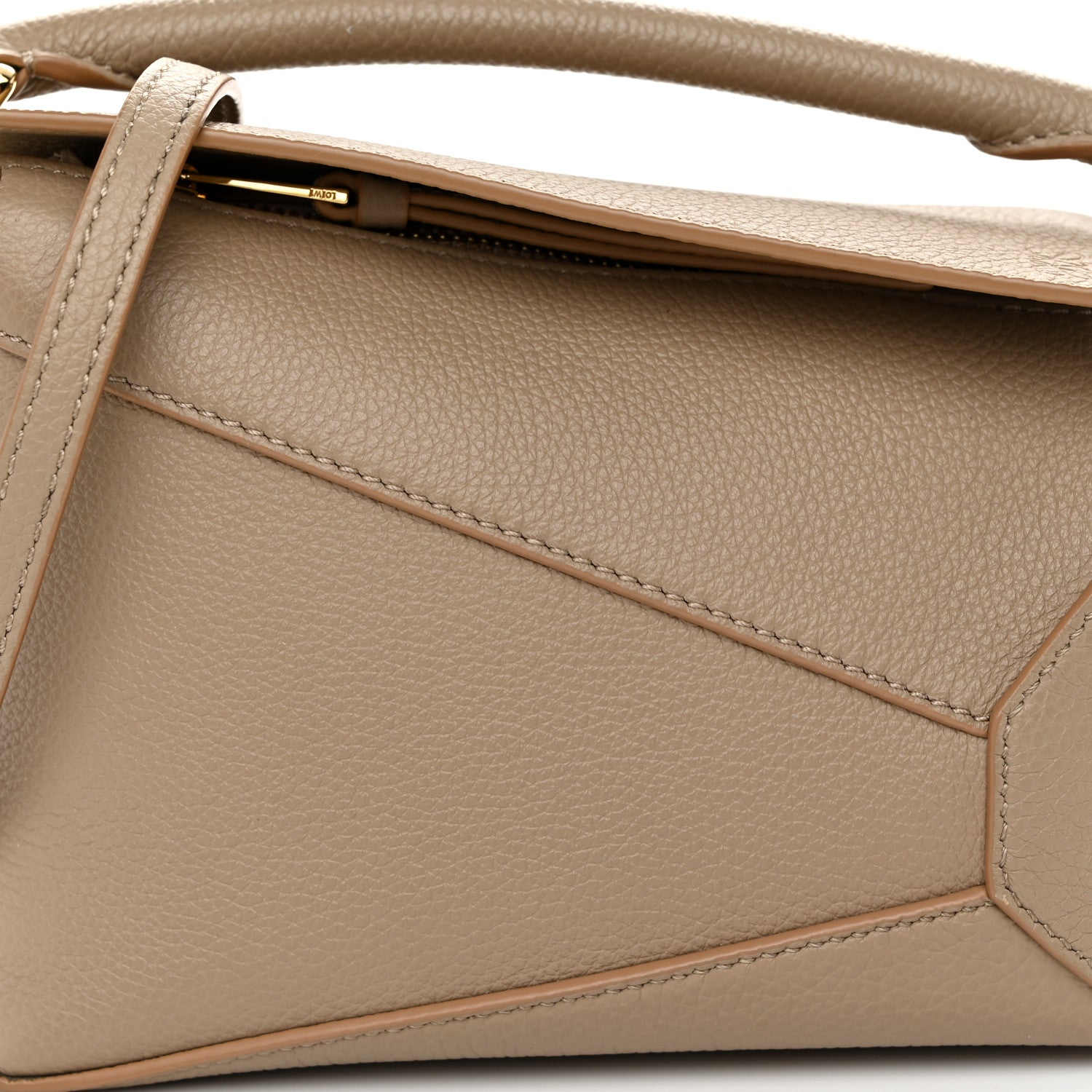 Loewe Calfskin Mini Puzzle Edge Bag Sand Mink 7 of 9