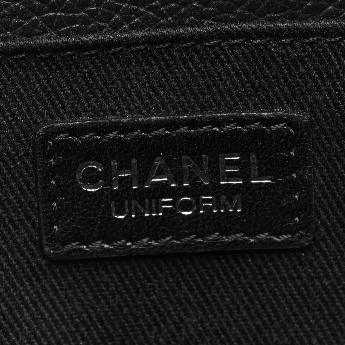 Grained Calfskin Quilted 2.55 Reissue Flap Belt Bag Clutch Black