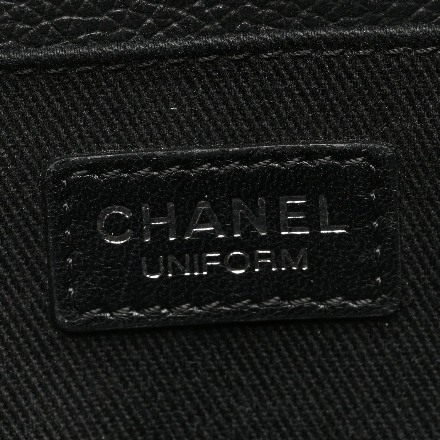 Chanel Grained Calfskin Quilted 2.55 Reissue Flap Belt Bag Clutch Black 6 of 10