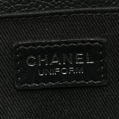 Chanel Grained Calfskin Quilted 2.55 Reissue Flap Belt Bag Clutch Black 6 of 10