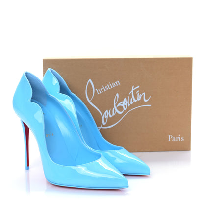 Christian Louboutin Patent Hot Chick 100 Pumps 39 Splash 9 of 9