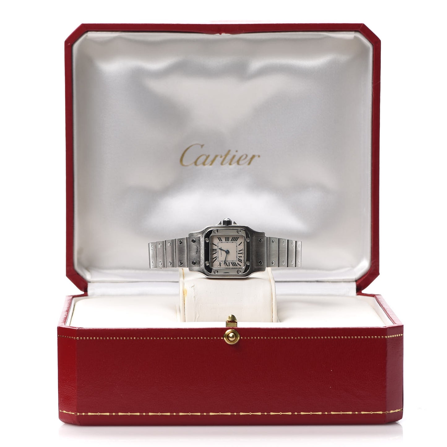 Stainless Steel 24mm Santos de Cartier Galbee Quartz Watch
