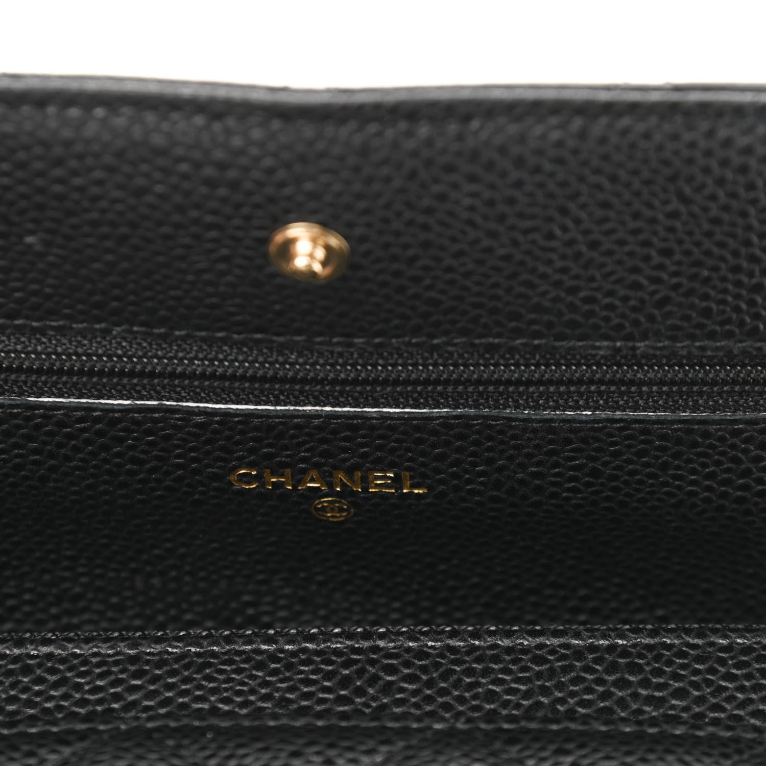 Chanel Caviar Quilted Wallet On Chain WOC Black 12 of 13