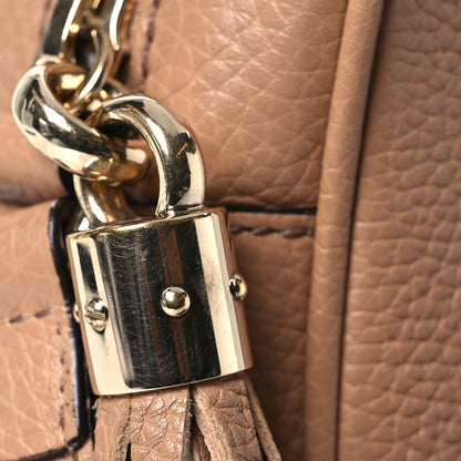 Gucci Pebbled Calfskin Small Soho Disco Bag Camelia 17 of 18