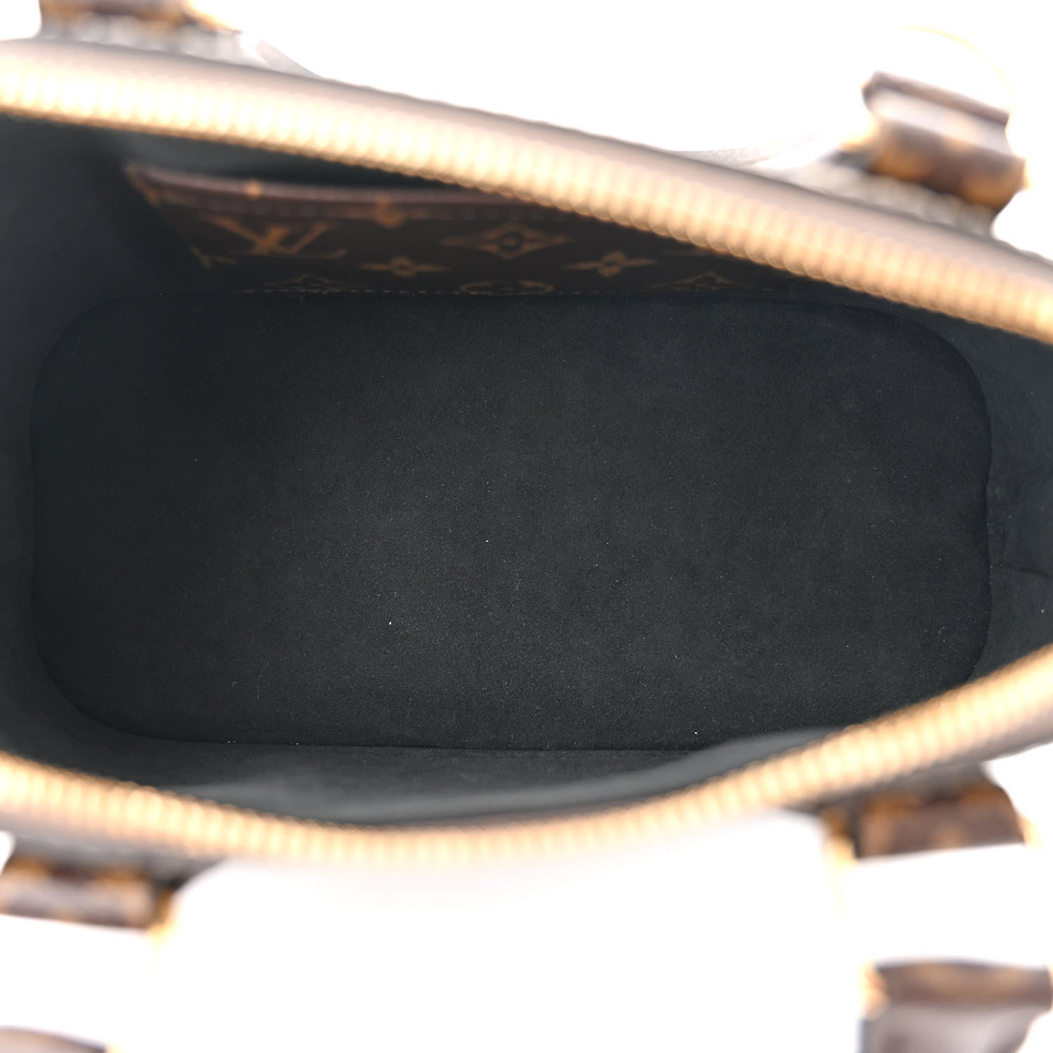 Louis Vuitton Vernis Monogram Alma BB Taupe Metallise 5 of 10