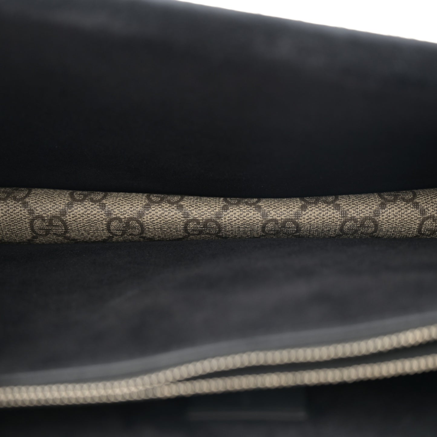 GG Supreme Monogram Small Dionysus Shoulder Bag Black