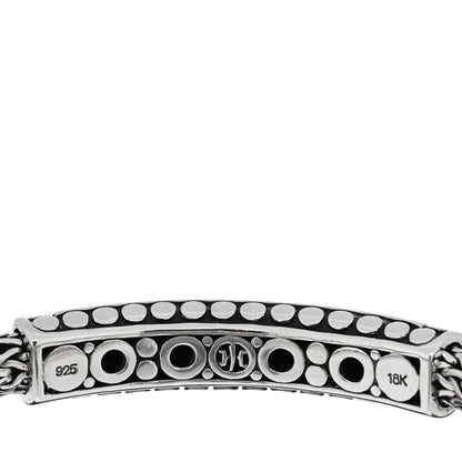 John Hardy Sterling Silver 18K Yellow Gold Dot Station Classic Chain Bracelet 3 of 3