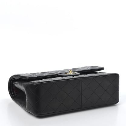 Chanel Lambskin Quilted Jumbo Double Flap Black 3 of 9