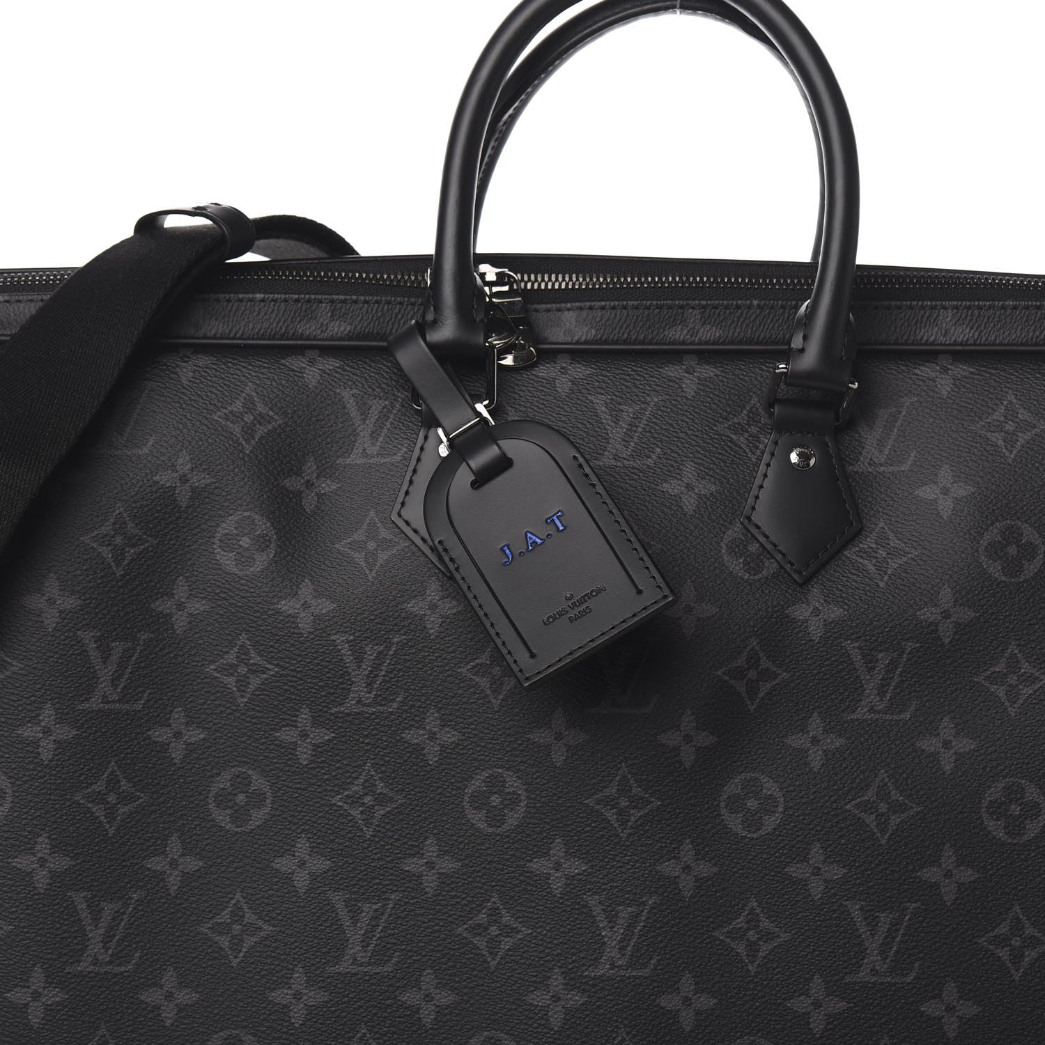 Louis Vuitton Monogram Eclipse Garment Cover 2 Hangers 10 of 11