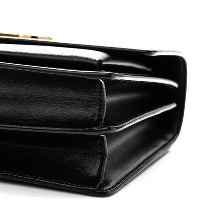 Saint Laurent Calfskin Medium Monogram Sunset Black 10 of 11