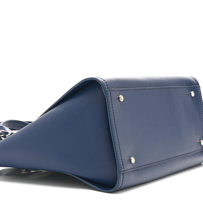 Chanel Caviar Small Studded Deauville Tote Navy 9 of 10