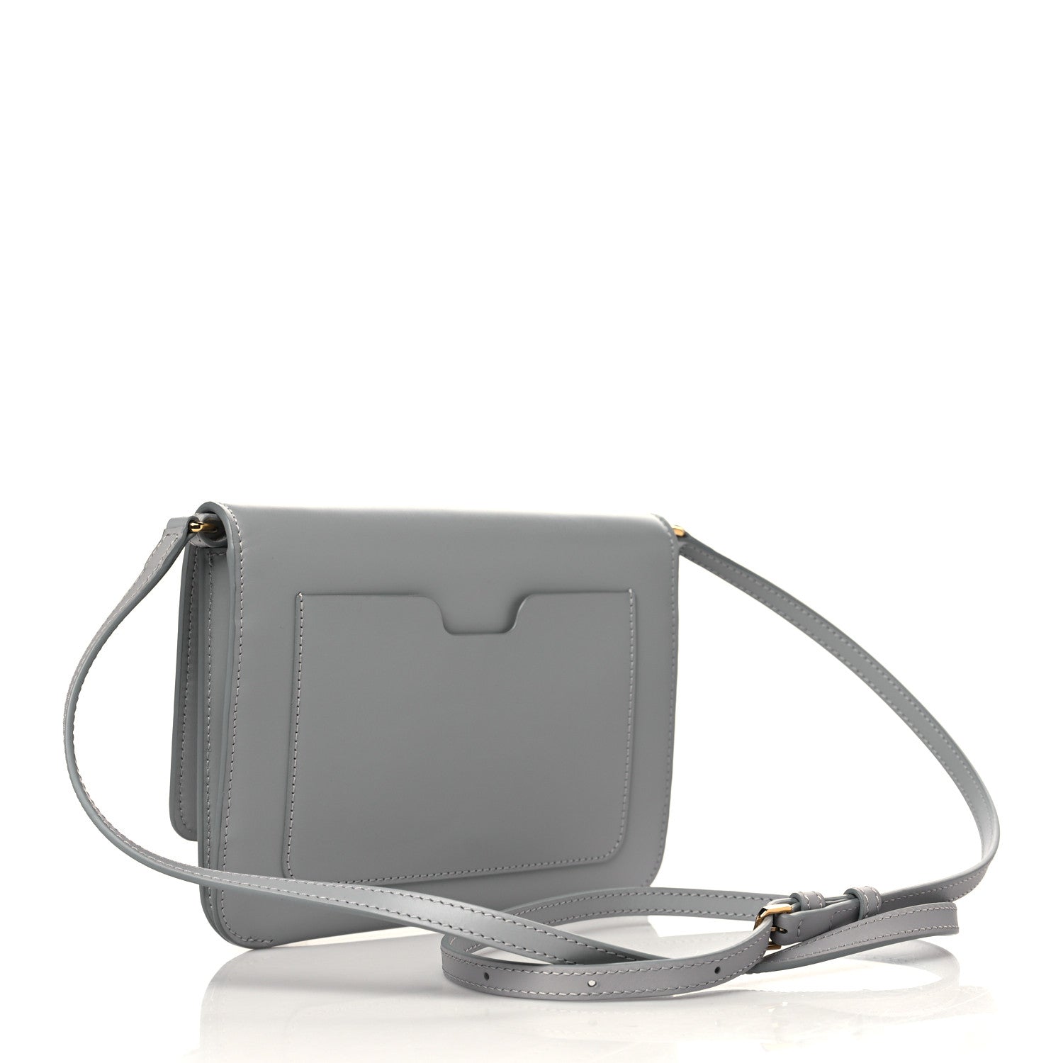 Burberry Calfskin Mini TB Bag Grey 3 of 6