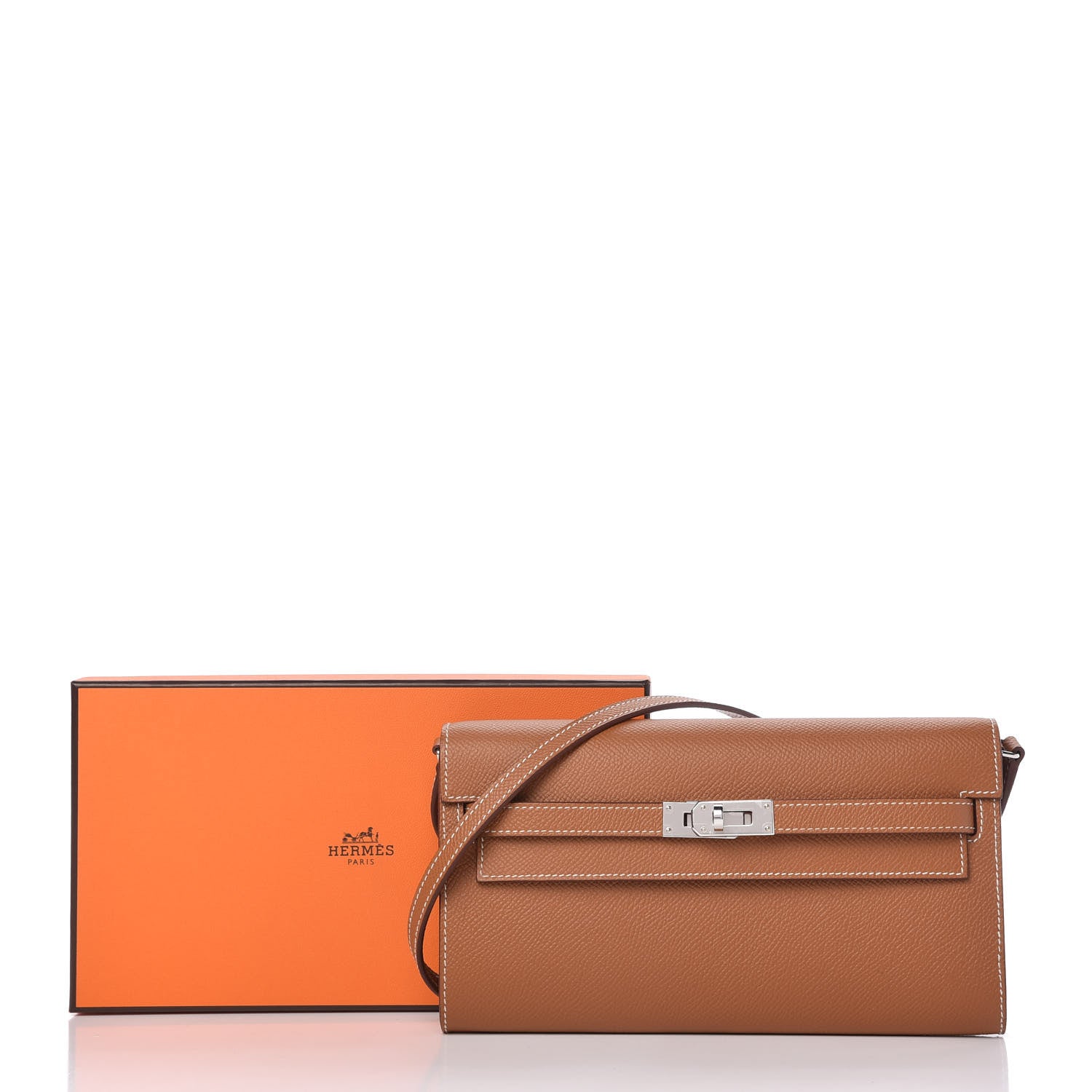 Hermes Epsom Kelly Wallet To Go Gold 10 of 10