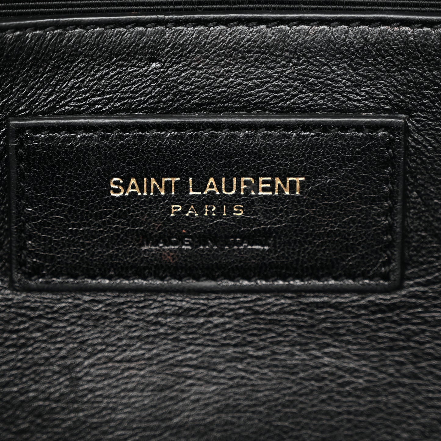 Grain De Poudre Monogram Cassandre Clutch Black