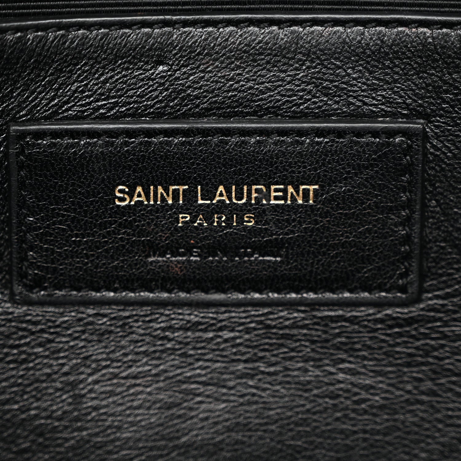 Saint Laurent Grain De Poudre Monogram Cassandre Clutch Black 7 of 17