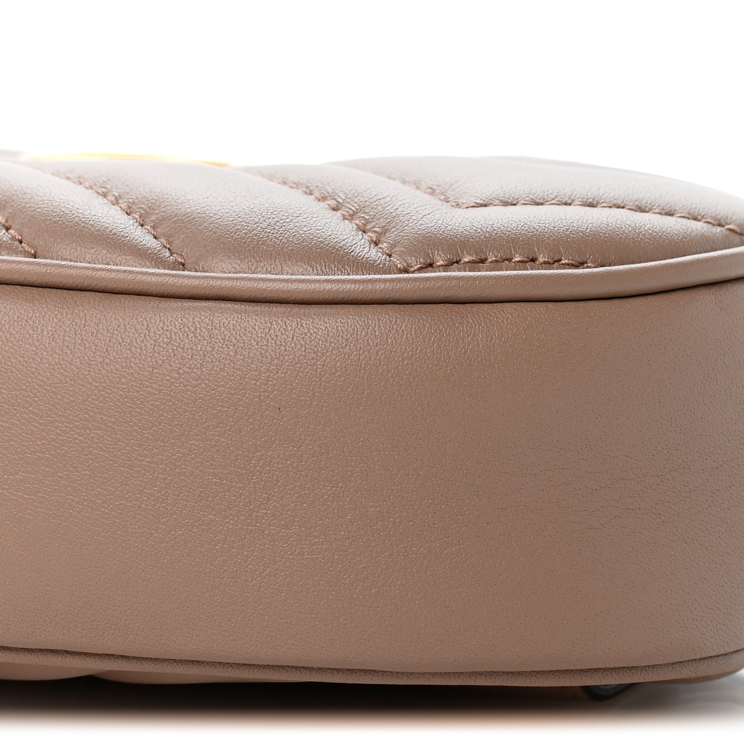 Gucci Calfskin Matelasse GG Marmont Belt Bag  85 34 Porcelain Rose 10 of 12