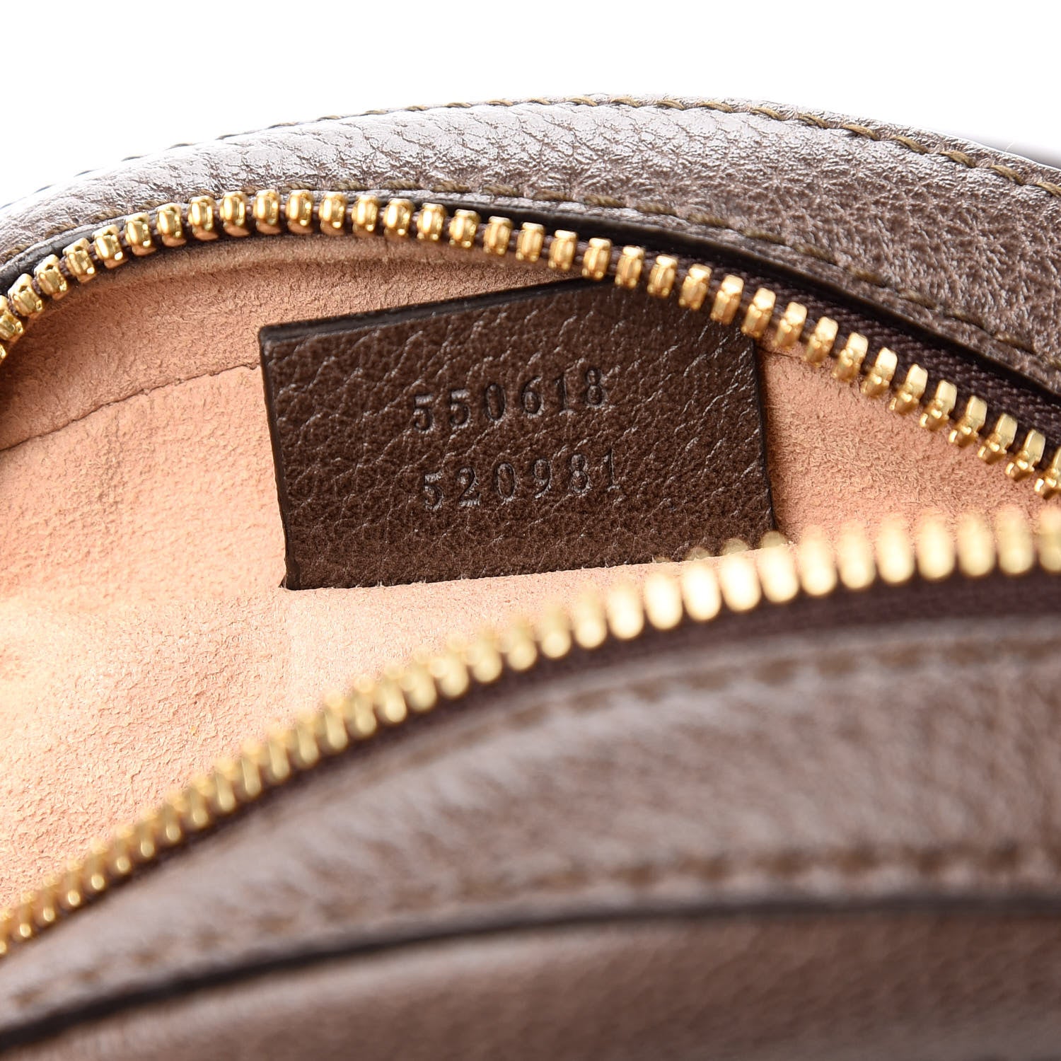 Gucci GG Supreme Monogram Web Mini Ophidia Round Shoulder Bag Brown 7 of 9