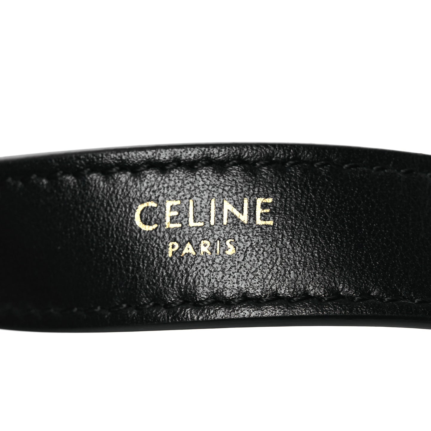 Smooth Calfskin Medium Strap Ava Triomphe Shoulder Bag Black