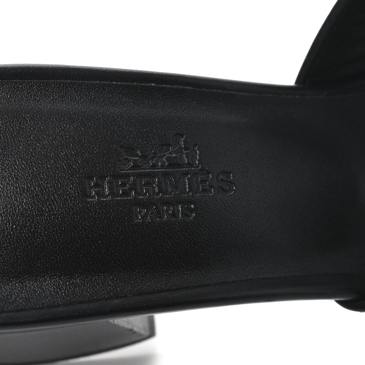 Hermes Calfskin Helia Sandals 37.5 Black 1749213 – FASHIONPHILE