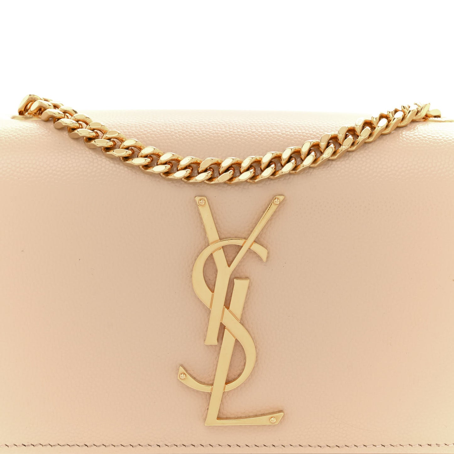 Grain De Poudre Small Monogram Kate Satchel Nude Powder