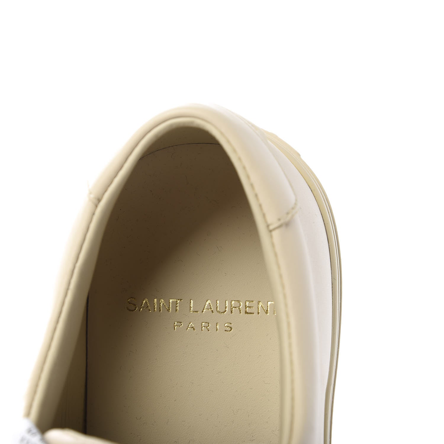 Saint Laurent Calfskin Andy Low Top Sneakers 36 Dark Coquille 7 of 11